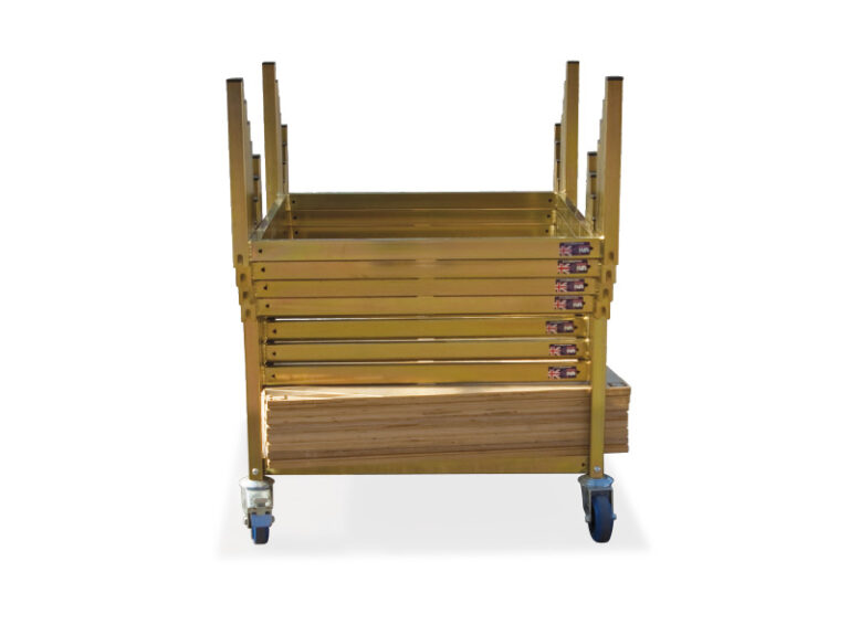 Inline Storage Track Inline Storage Shuttle - Portable Staging | Modular Stages | Unistage Ltd