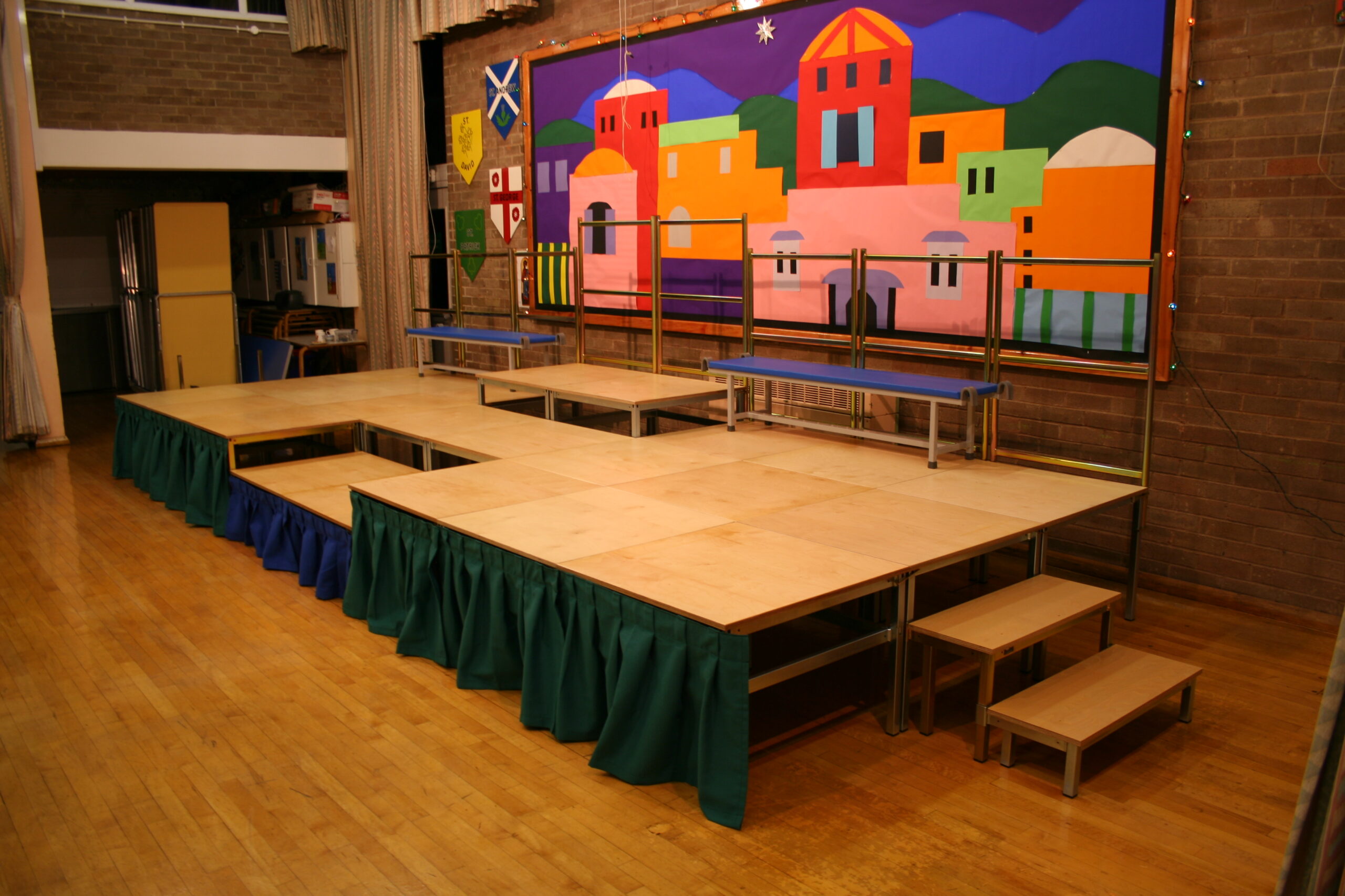 Different types of staging for schools - Portable Staging | Modular Stages | Unistage Ltd